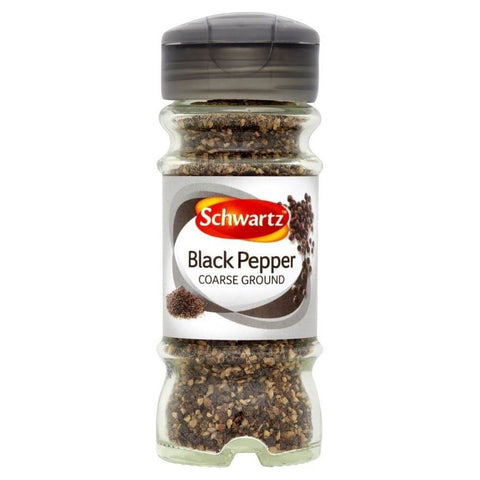 Schwartz Black Pepper Coarse Ground (CASE OF 6 x 33g)