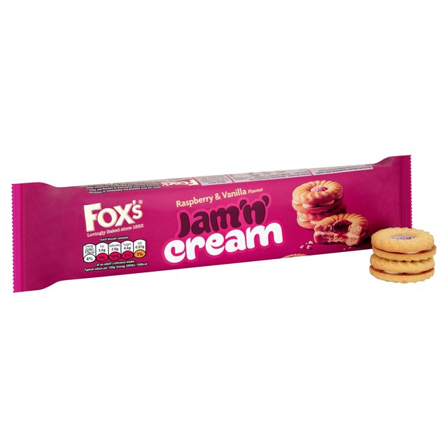 Foxs Jam N Cream Biscuits (CASE OF 20 x 150g)