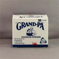 Grandpa Headache Powder Sachets (Pack of 38) (Limit One Per Order) (CASE OF 1 x 60g)