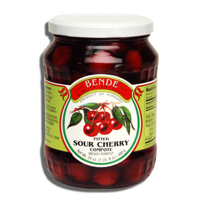 Bende Pitted Sour Cherry Compote (CASE OF 12 x 680g)