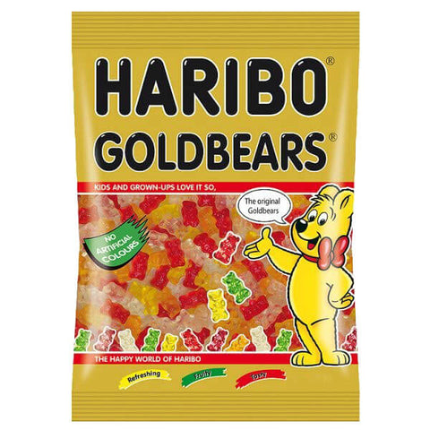 Haribo Gold Bears Gummi Candy Original, (CASE OF 12 x 142g)