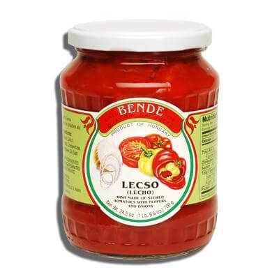 Bende Lecso, Stewed Tomatoes with Peppers and Onions (CASE OF 12 x 700g)
