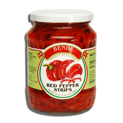 Bende Red Pepper Strips (CASE OF 12 x 680g)
