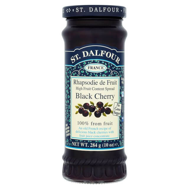 St Dalfour Black Cherry Fruit Spread (CASE OF 6 x 284g)