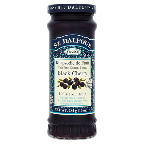 St Dalfour Black Cherry Fruit Spread (CASE OF 6 x 284g)