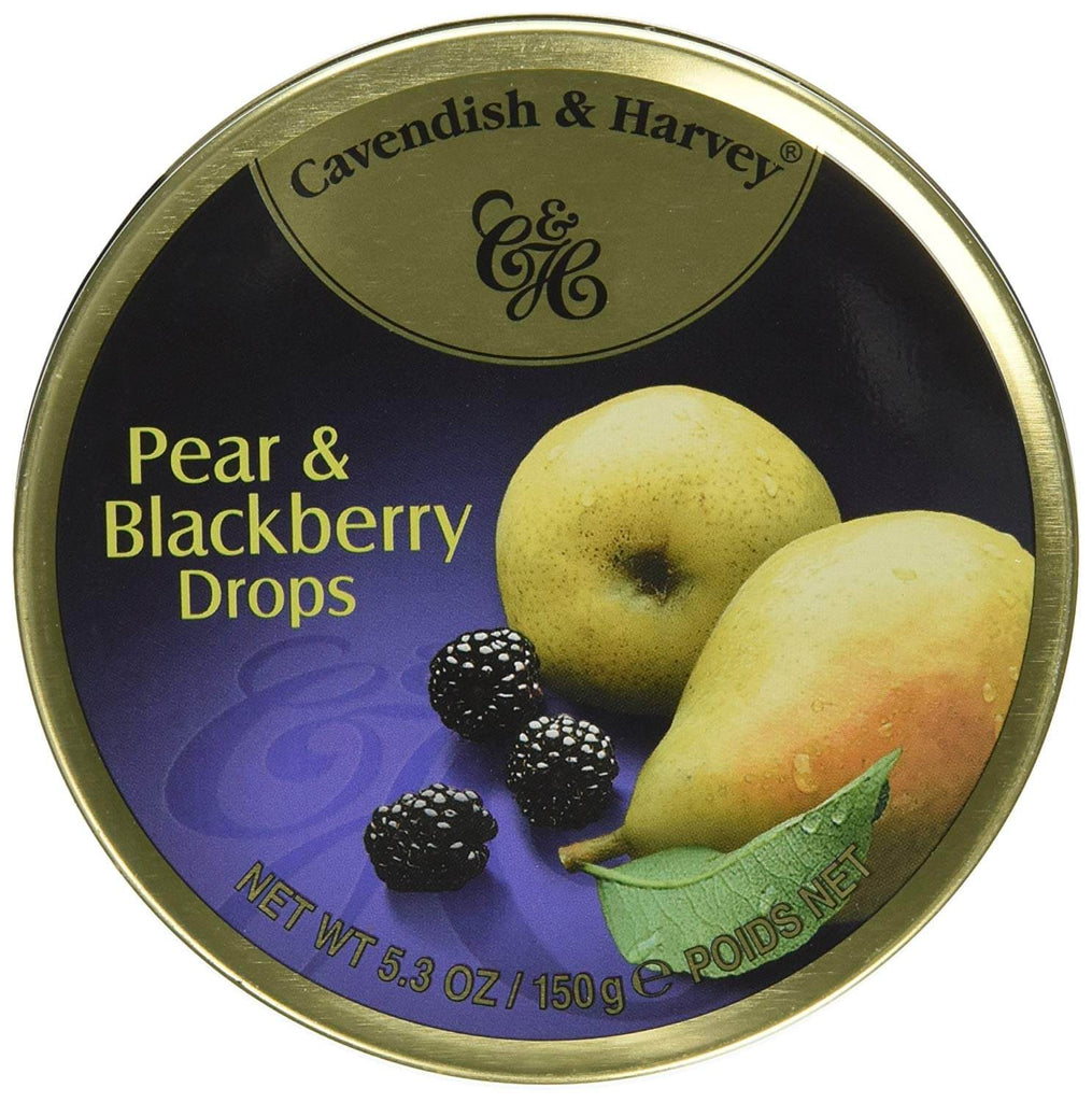 Cavendish and Harvey Pear and Blackberry Fruit Drops (CASE OF 12 x 150g)