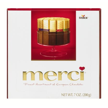 Storck Merci Assorted Milk and Dark European Chocolates (8 Varieties) (CASE OF 10 x 250g)