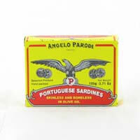 Angelo Parodi Boneless and Skinless Sardine Fillets in Olive Oil (CASE OF 25 x 105g)