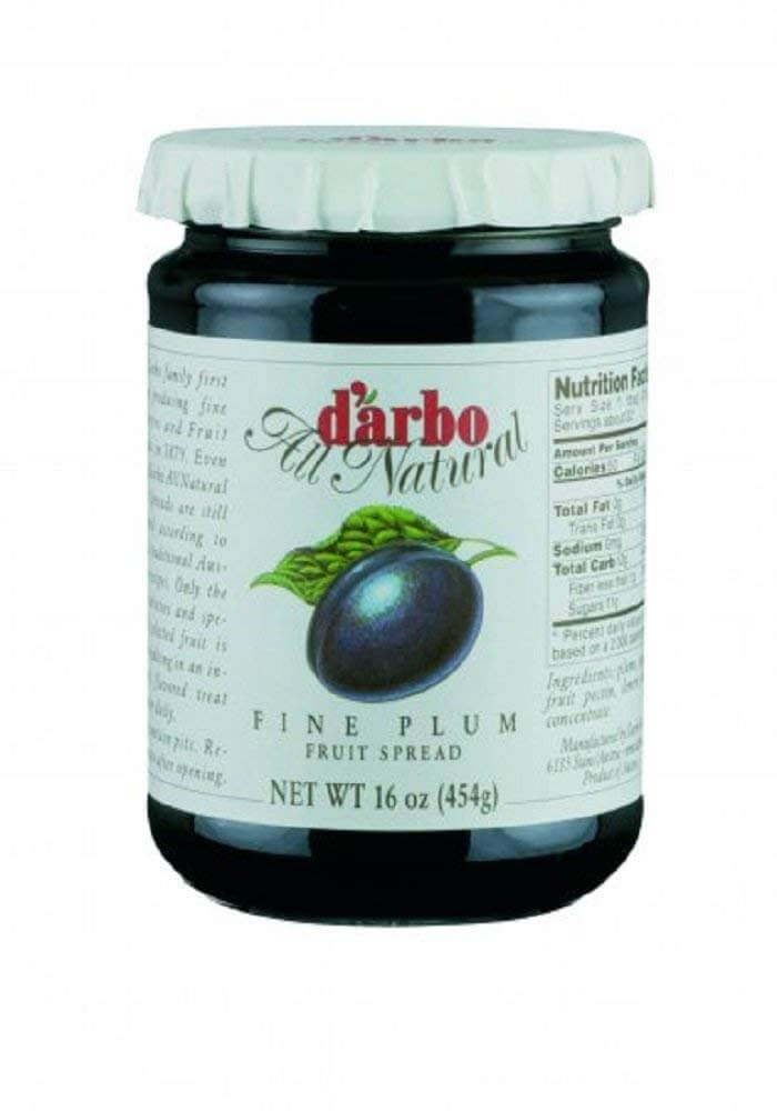 D Arbo Fine Plum Fruit Spread (CASE OF 6 x 454g)