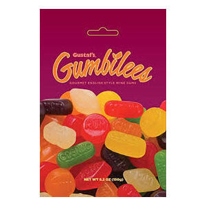 Gustafs Gumbilees Wine Gums Gourmet English Style Wine Gums (CASE OF 12 x 150g)