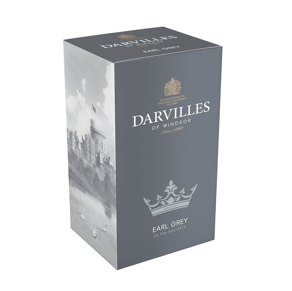 Darvilles of Windsor Tea Earl Grey (Pack of 25 Tea Bags) (CASE OF 12 x 62.5g)