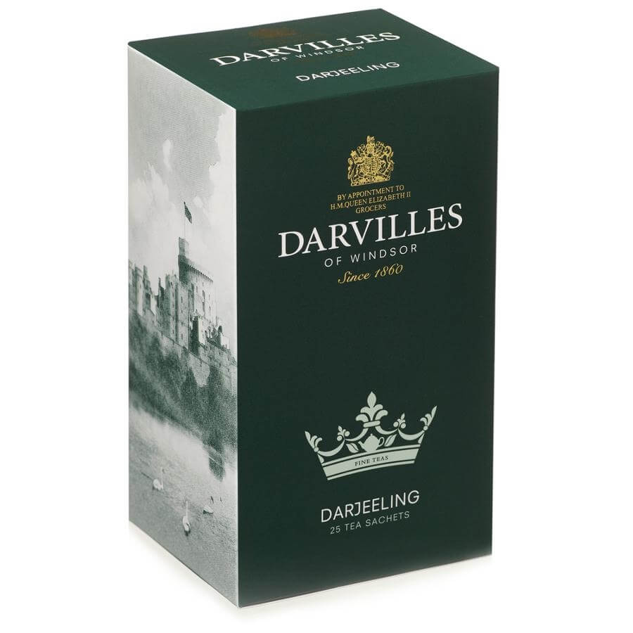 Darvilles of Windsor Tea Darjeeling (Pack of 25 Tea Bags) (CASE OF 12 x 62.5g)