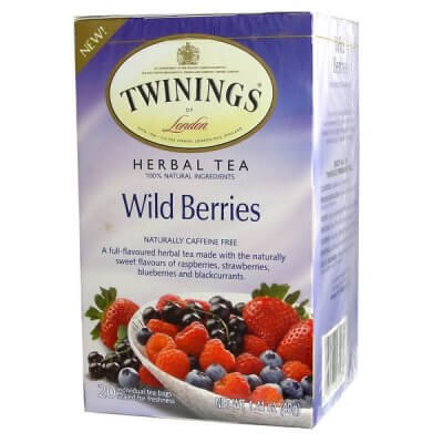 Twinings of London Wild Berries (Pack of 20 Tea Bags) (CASE OF 6 x 40g)