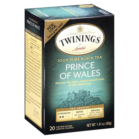 Twinings of London Prince of Wales (Pack of 20 Tea Bags) (CASE OF 6 x 40g)