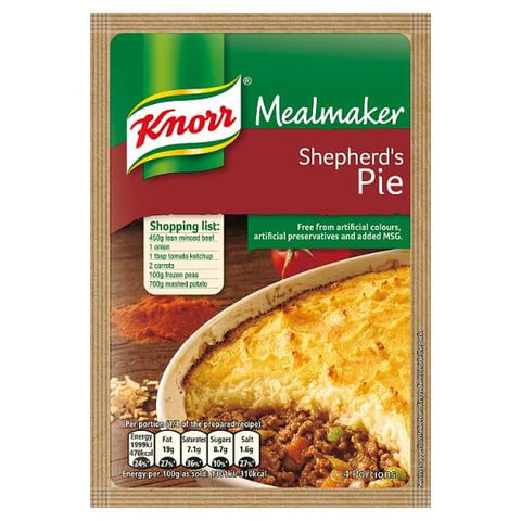 Knorr Mealmaker Shepherds Pie Sauce Mix (CASE OF 16 x 42g)