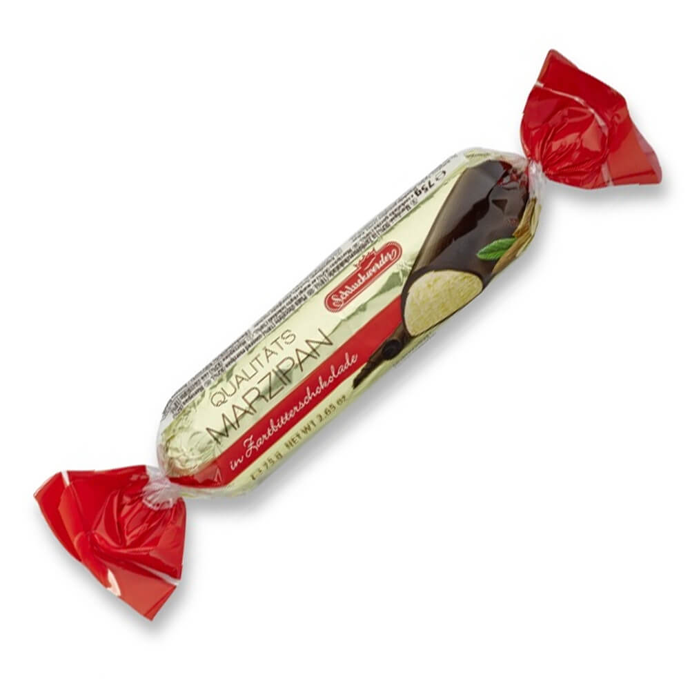 Schluckwerder Marzipan Loaf Covered in Chocolate (CASE OF 24 x 75g)