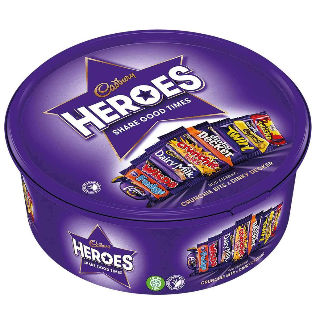Cadbury Heroes Plastic Tub (CASE OF 1 x 550g)