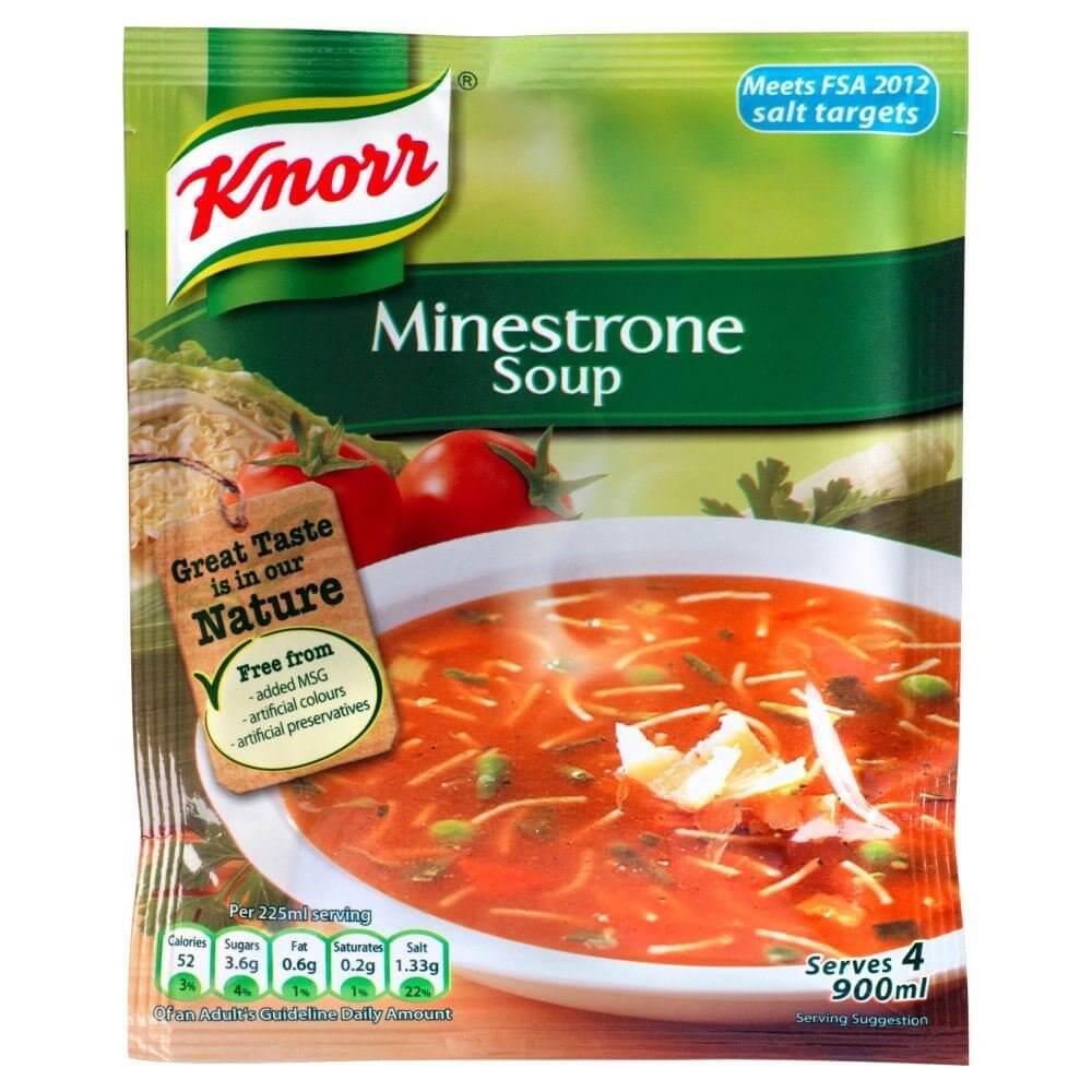 Knorr Soup Minestrone (CASE OF 9 x 62g)