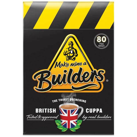Builders Tea (Pack of 80 Teabags) (CASE OF 6 x 250g)