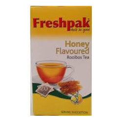 Freshpak Rooibos Tea Sweet Honey Tea Bags (Pack of 20 Bags) (CASE OF 6 x 50g)