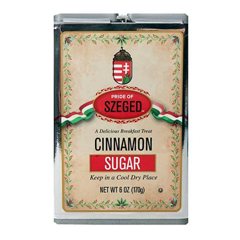 Pride of Szeged Cinnamon Sugar, For A Delicious Breakfast Treat (CASE OF 6 x 170g)