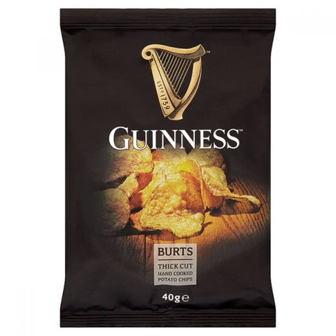 Burts Crisps Guinness Thick Cut Potato Chips (CASE OF 20 x 42g)