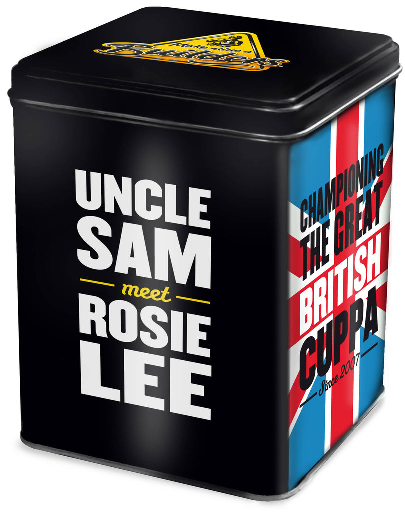 Builders Union Jack Tea Tin Caddy (Pack of 80 Teabags) (CASE OF 6 x 250g)