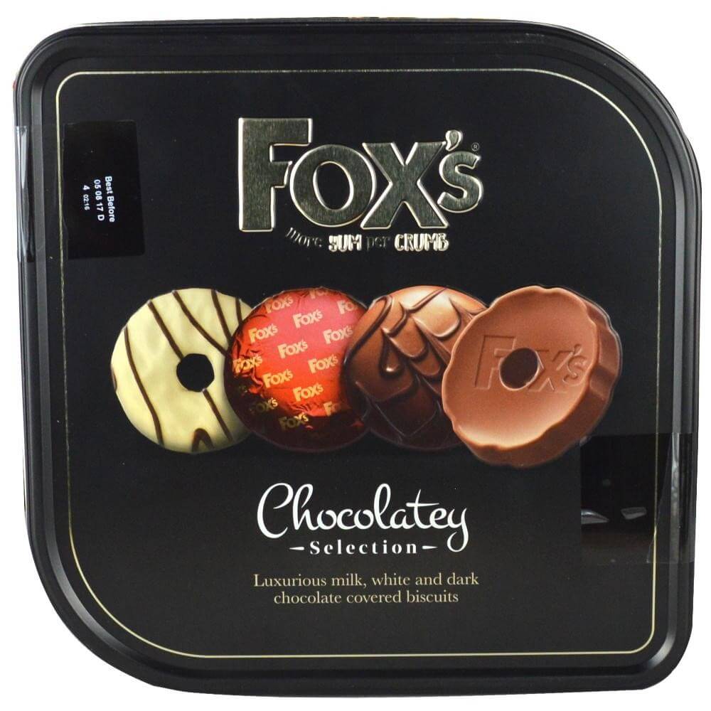 Foxs Chocolatey Selection Tin (CASE OF 6 x 365g)
