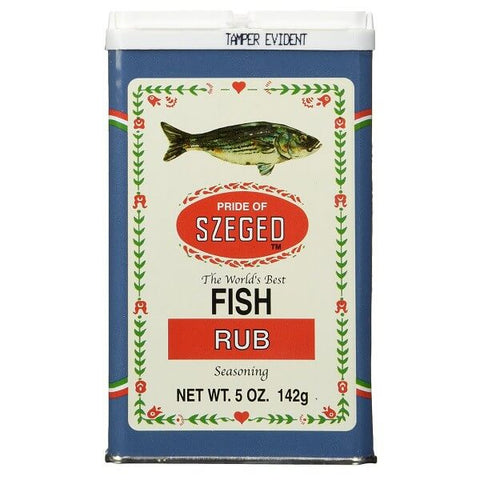 Pride of Szeged Fish Rub Seasoning Mix (CASE OF 6 x 142g)