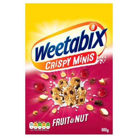 Weetabix Cereal Crispy Minis Fruit and Nut (CASE OF 10 x 500g)