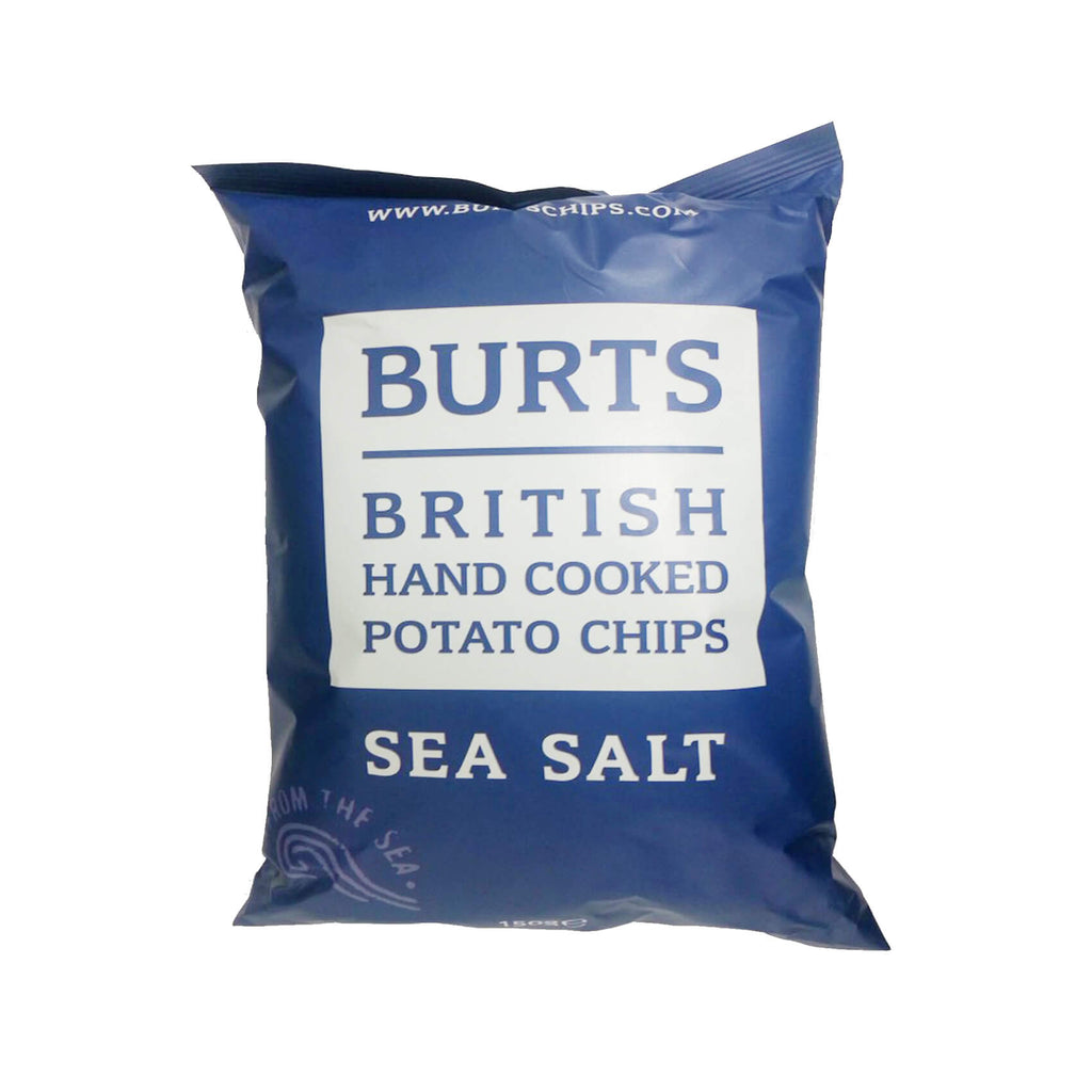 Burts Crisps Lightly Sea Salted Thick Cut Potato Chips (CASE OF 10 x 150g)
