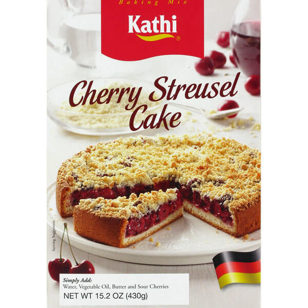 Kathi Cherry Streusel Mix (CASE OF 7 x 430g)
