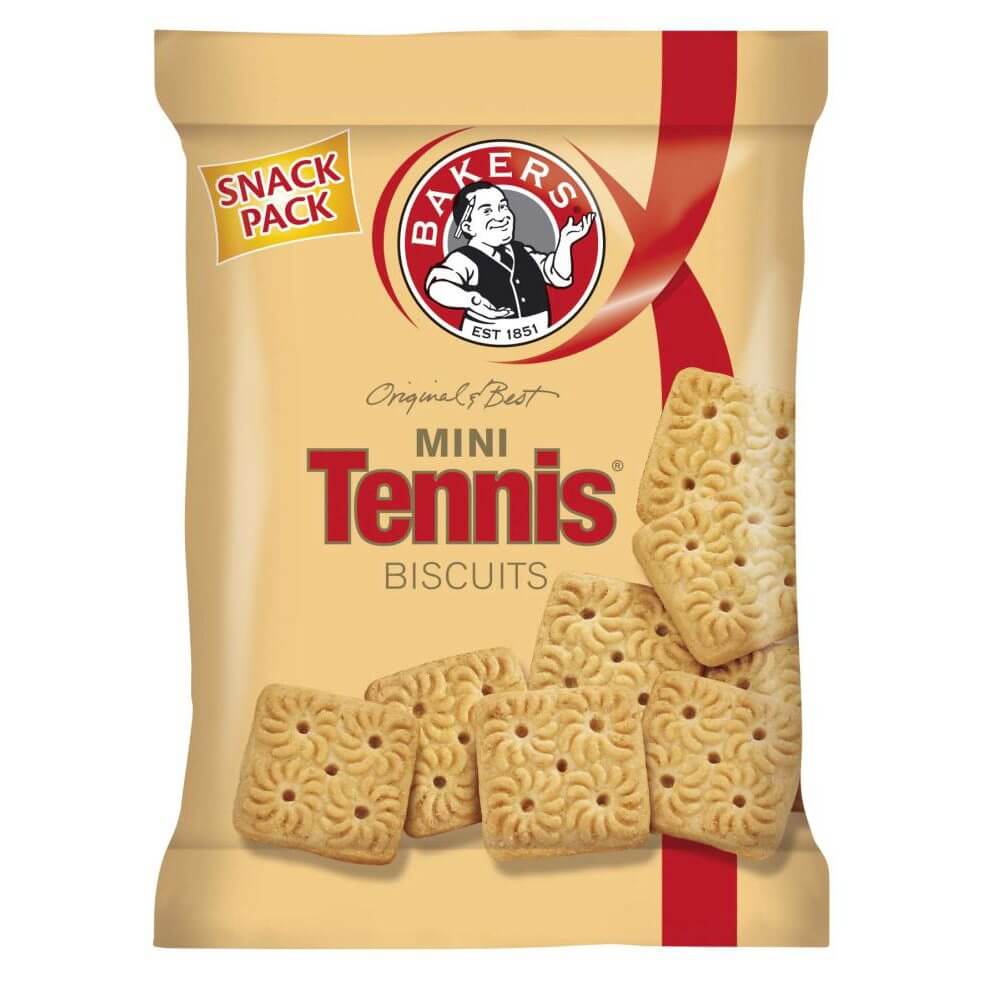 Bakers Tennis Mini Biscuits Bag (CASE OF 24 x 40g)