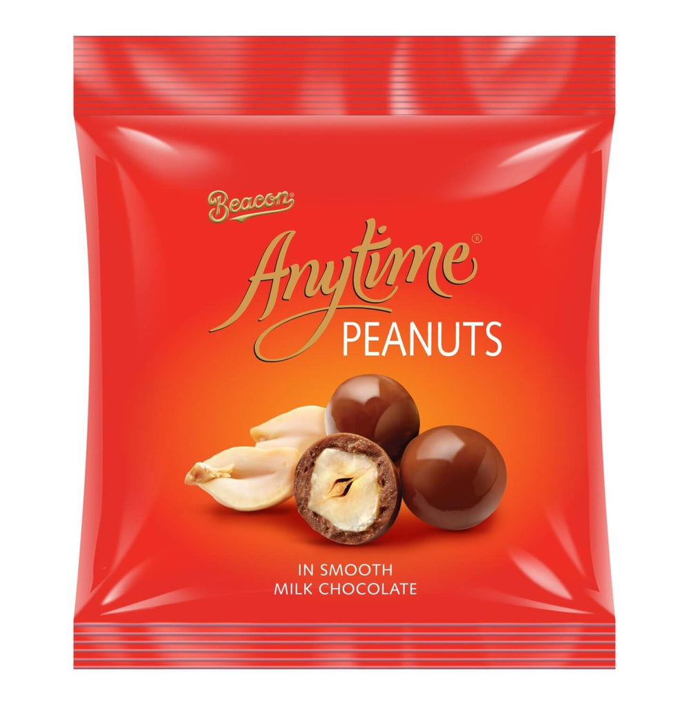 Beacon Anytime Peanuts (Kosher) (HEAT SENSITIVE ITEM - PLEASE ADD A THERMAL BOX TO YOUR ORDER TO PROTECT YOUR ITEMS (CASE OF 36 x 65g)