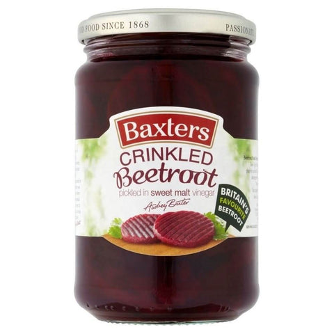 Baxters Crinkle Cut Beetroot in Vinegar (CASE OF 6 x 340g)