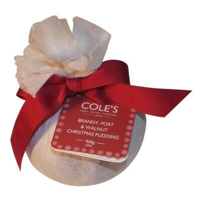 Coles Christmas Pudding Brandy Port Walnut (CASE OF 6 x 908g)