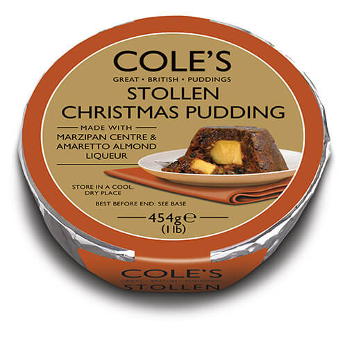 Coles Christmas Pudding Stollen (CASE OF 6 x 454g)