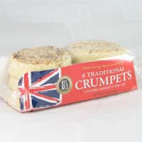 Lakeland Frozen Traditional Crumpets (Pack of 6) This item ships frozen and will arrive thawed and needs to be re-frozen upon receipt. The 3-Day Select shipping option is required when shipping this item. (CASE OF 12 x 276g)