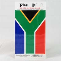 African Hut Decal South African Flag 5" X 3.25" (CASE OF 6 x 5g)