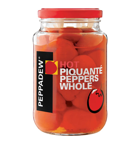Peppadew Peppers Hot Piquante Peppers Whole (CASE OF 12 x 400g)