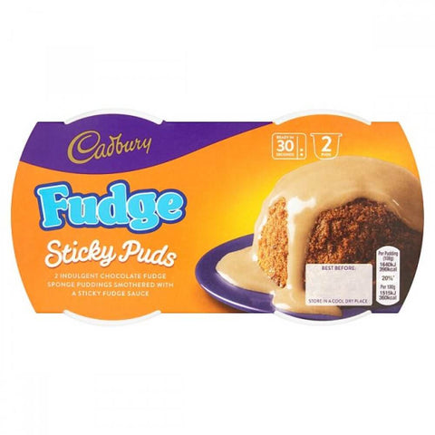 Cadbury Pudding Sticky Fudge (Pack Of 2) (CASE OF 4 x 190g)