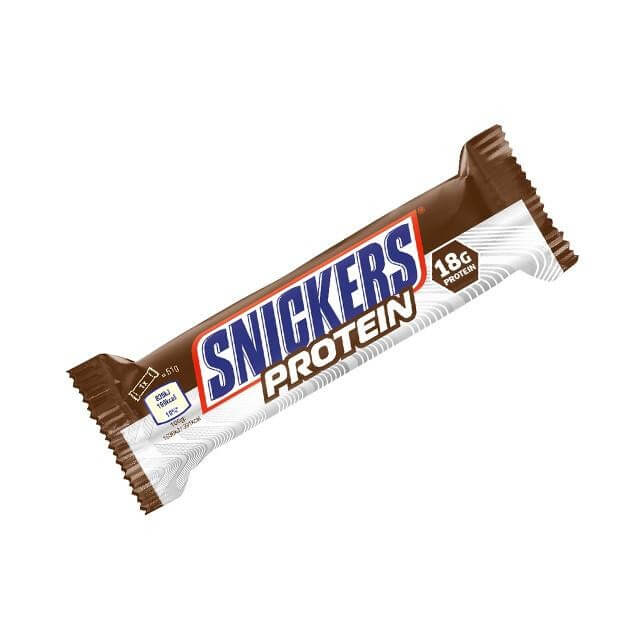 Mars Snickers - Protein Bar (HEAT SENSITIVE ITEM - PLEASE ADD A THERMAL BOX TO YOUR ORDER TO PROTECT YOUR ITEMS (CASE OF 18 x 47g)