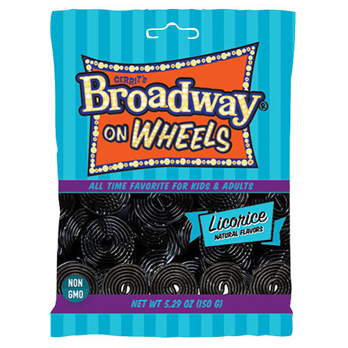 Gerrits Broadway On Wheels Licorice (CASE OF 12 x 150g)