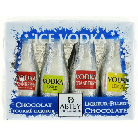 Abtey Vodka Ice Filled Chocolate Bottles (Pack of 12) (CASE OF 24 x 108g)