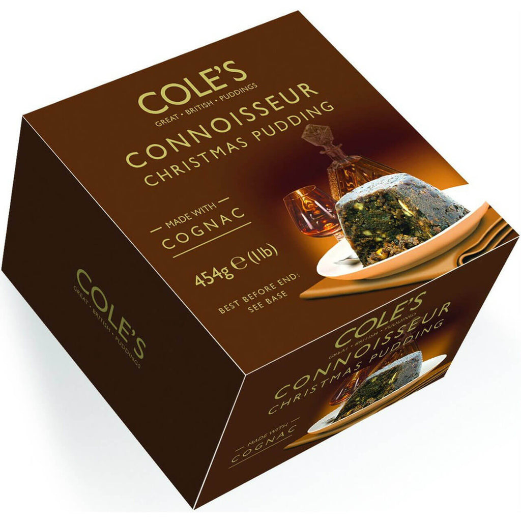 Coles Pudding Connoisseur with Cognac (CASE OF 6 x 454g)