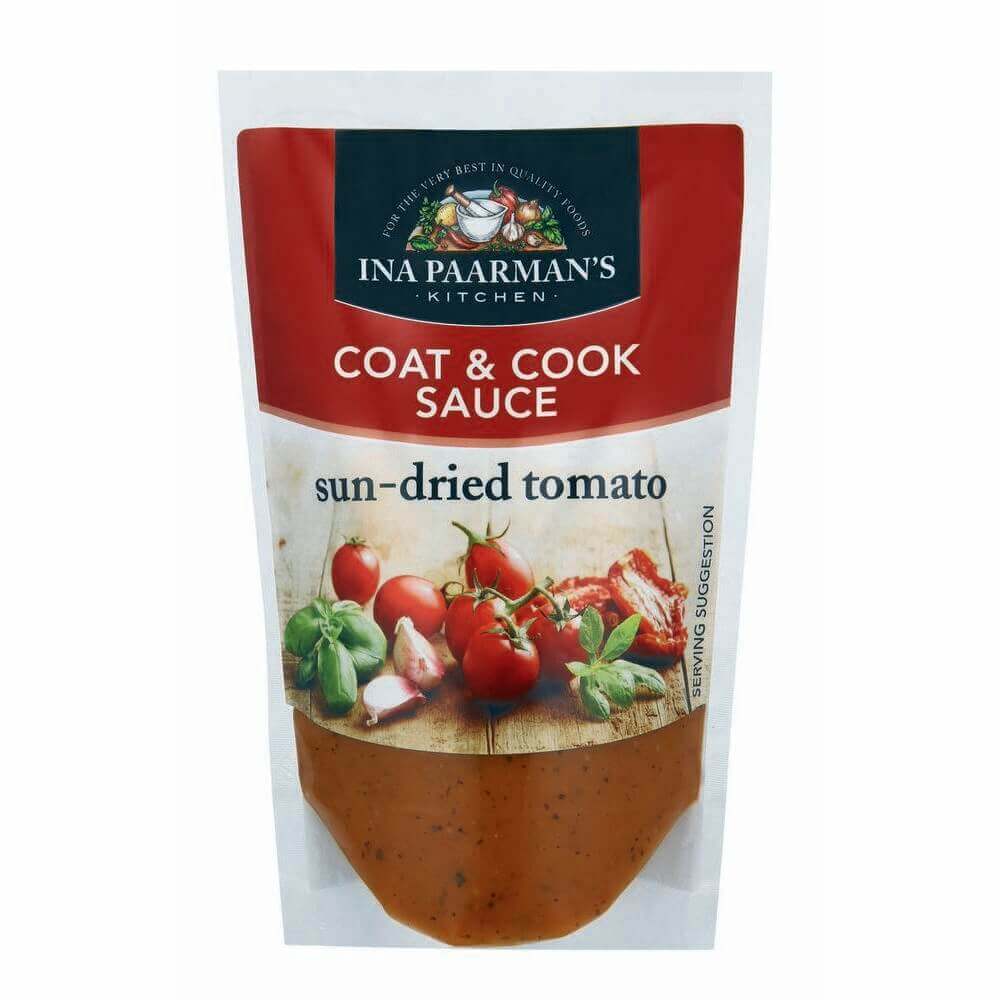 Ina Paarman Sauce Sun Dried Tomato Coat and Cook (Kosher) (CASE OF 12 x 200ml)