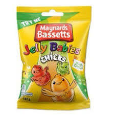 Maynards Bassetts Jelly Babies Chicks Bag (CASE OF 10 x 130g)