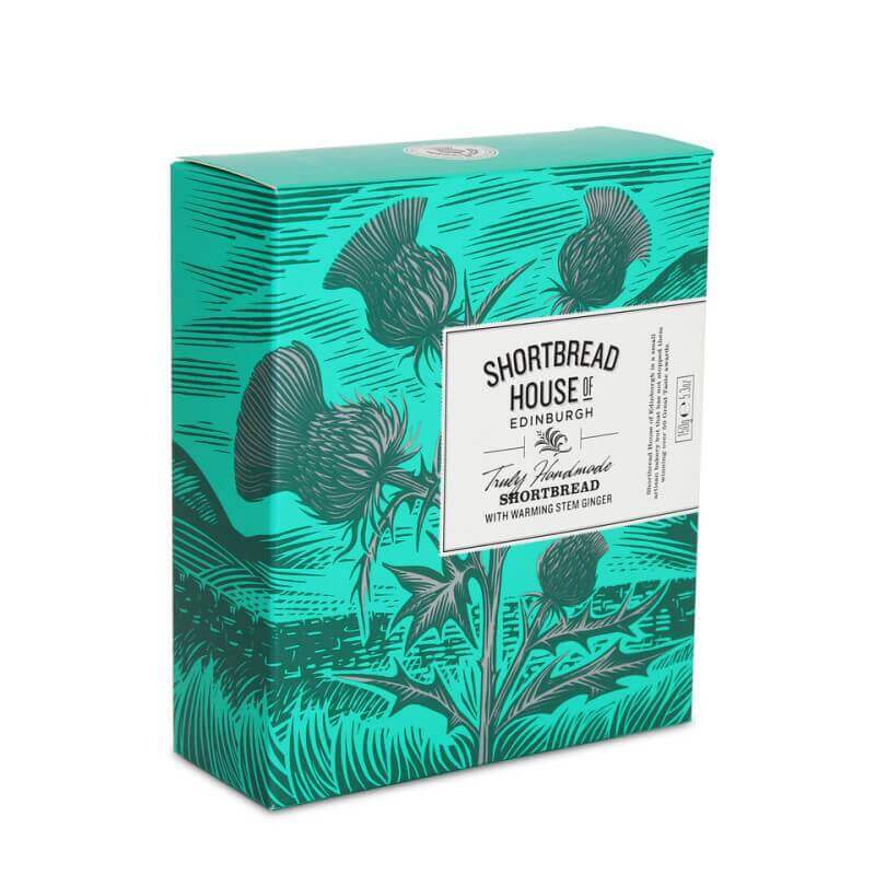 House of Edinburgh Shortbread with Warming Stem Ginger (CASE OF 12 x 170g)