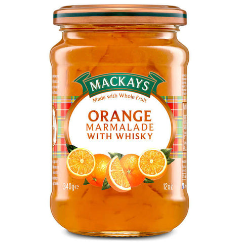 Mackays Marmalade - Orange with Whisky (CASE OF 6 x 340g)