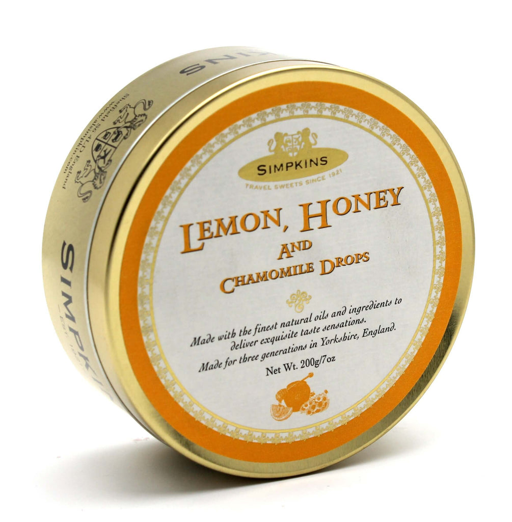 Simpkins Sweets Lemon Honey and Chamomile  (CASE OF 6 x 200g)